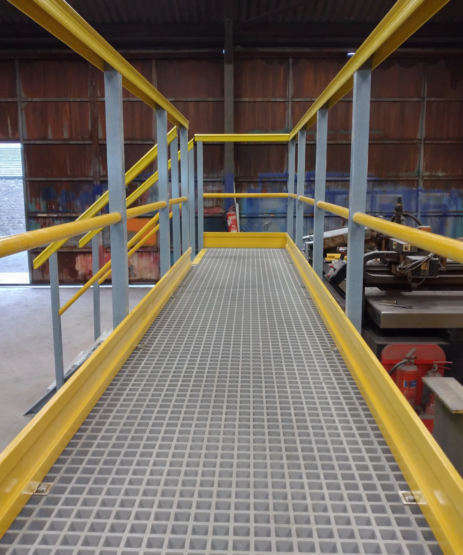 BM Open Mesh GRP Grating

The BM Open Mesh GRP grating range is a versatile option for industrial flooring and access routes. It provides excellent drainage and reliable slip resistance, making it suitable for wet and oily environments where pedestrian safety is critical.&nbsp;

This range is commonly used for walkways, platforms, stair landings, maintenance access routes and service areas across a wide range of sectors.&nbsp;


	15mm, 25mm, 30mm and 38mm thickness (38 x 38mm mesh)&nbsp;
	
		70% open area&nbsp;
		35mm ball proof compliance&nbsp;
	
	
	50mm thickness (50 x 50mm mesh)


Open Mesh Performance Data&nbsp; &nbsp; &nbsp;Contact Us