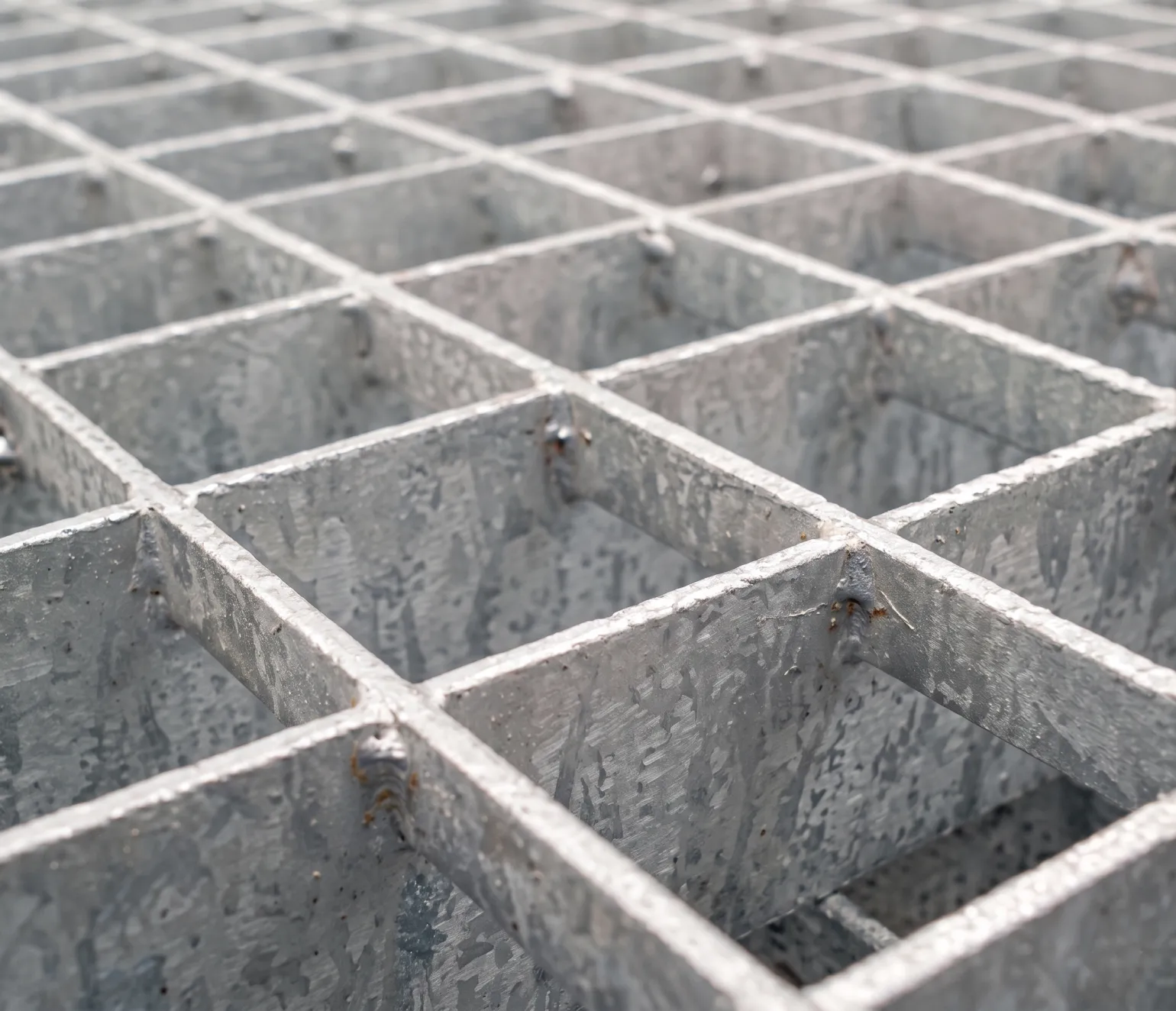 Press Locked Grating
Press locked (pressure locked) steel grating offers a clean, rigid and visually uniform solution for flooring, fencing, infill panels and covers in industrial, civil and commercial buildings. The grating is manufactured by mechanically pressing cross bars into load-bearing bars, creating a strong and stable panel with excellent load performance.
One of the key advantages of press locked grating is that it can be manufactured to precise length and width dimensions, resulting in minimal scrap or wastage, and making it ideal for bespoke layouts.
Press locked grating is available in a range of materials to suit different environments, including:
S235 JR carbon steel
1.4301 stainless steel
1.4404 stainless steel
1.4571 stainless steel