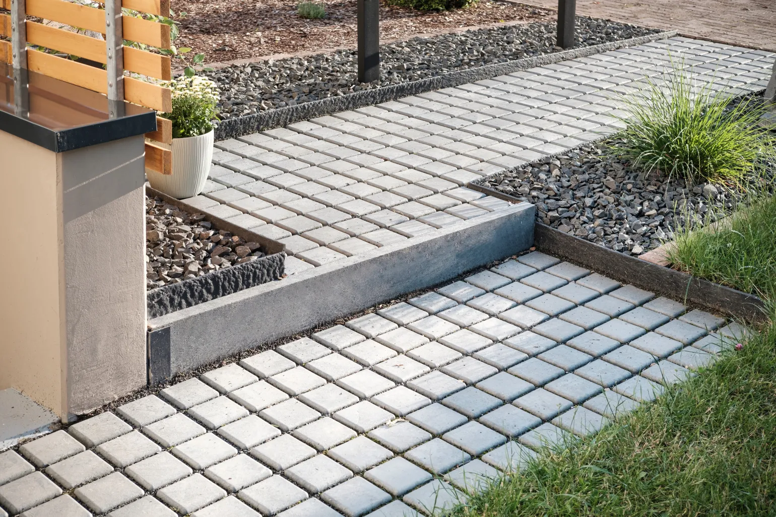 Paving Stones
A simple, durable paving solution with a clean, timeless finish.
Manufactured from 100% recycled plastic
Suitable for driveways and footpaths
Easy to install and highly durable
Module size: 60mm (D) x 500mm (W) x 500mm (L)
Weight: 8.4kg per module
Colour: Grey
Ideal where a neat, modular paving appearance is required.