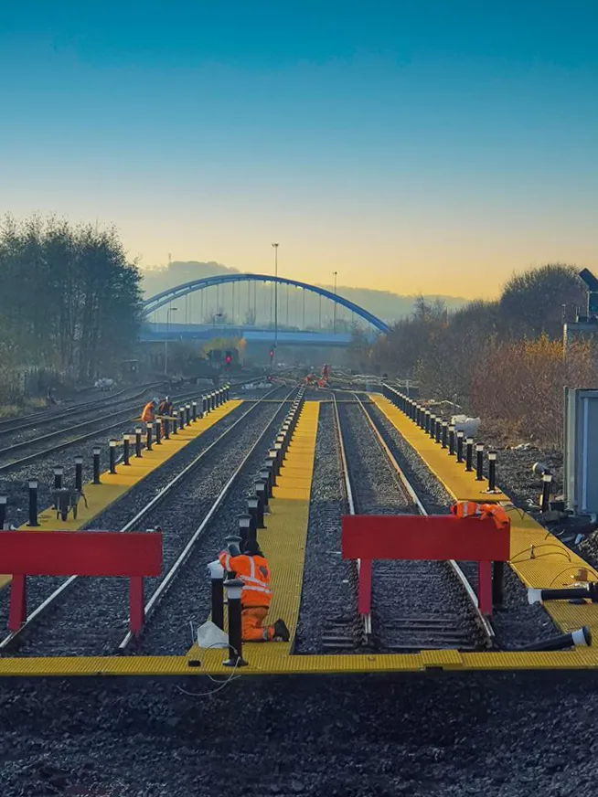 Supporting Rail Projects from Specification to Supply
We work with contractors, engineers and asset owners across the rail sector to support projects of all sizes — from small maintenance upgrades to large-scale infrastructure works. Our role is to help ensure access and safety systems are appropriate, compliant and practical to install and maintain.
With a broad product range, strong technical support and nationwide supply capability, Barclay & Mathieson is a trusted partner for rail access and safety solutions.
Talk to Us About Your Rail Project
If you’re planning trackside works, depot upgrades, station improvements or new rail infrastructure, our team can help you select the right combination of GRP and steel walkways, stair treads and handrail systems for your application.
Explore our product ranges or contact us for project-specific advice and technical support. Call us on 0114 254 3220.