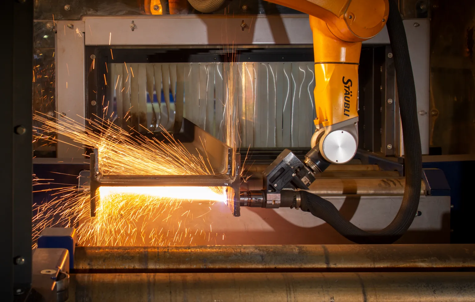 In addition to material supply, our steel processing services include:


	Coping line
	Laser, plasma and flame profiling
	Saw cutting
	Drilling
	Folding
	Shotblasting and painting
	Etching and marking


&nbsp;
